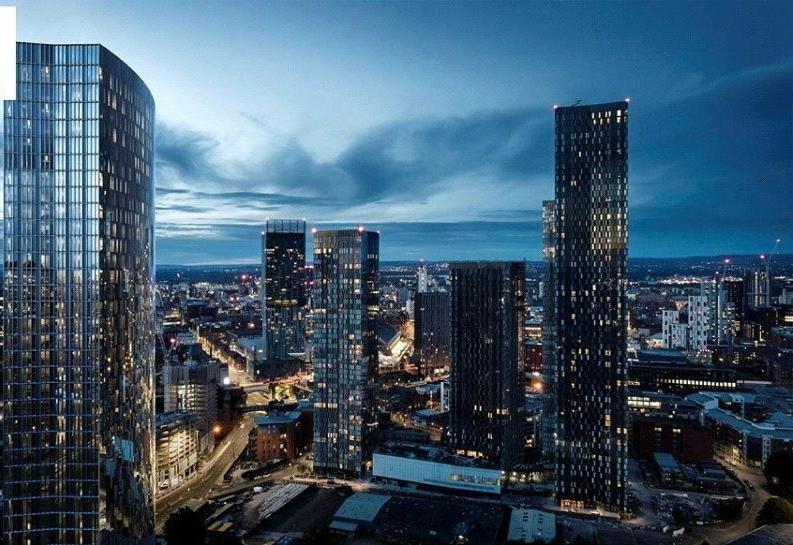 Luxury 2 Bedroom Apartment Manchester City Centre エクステリア 写真